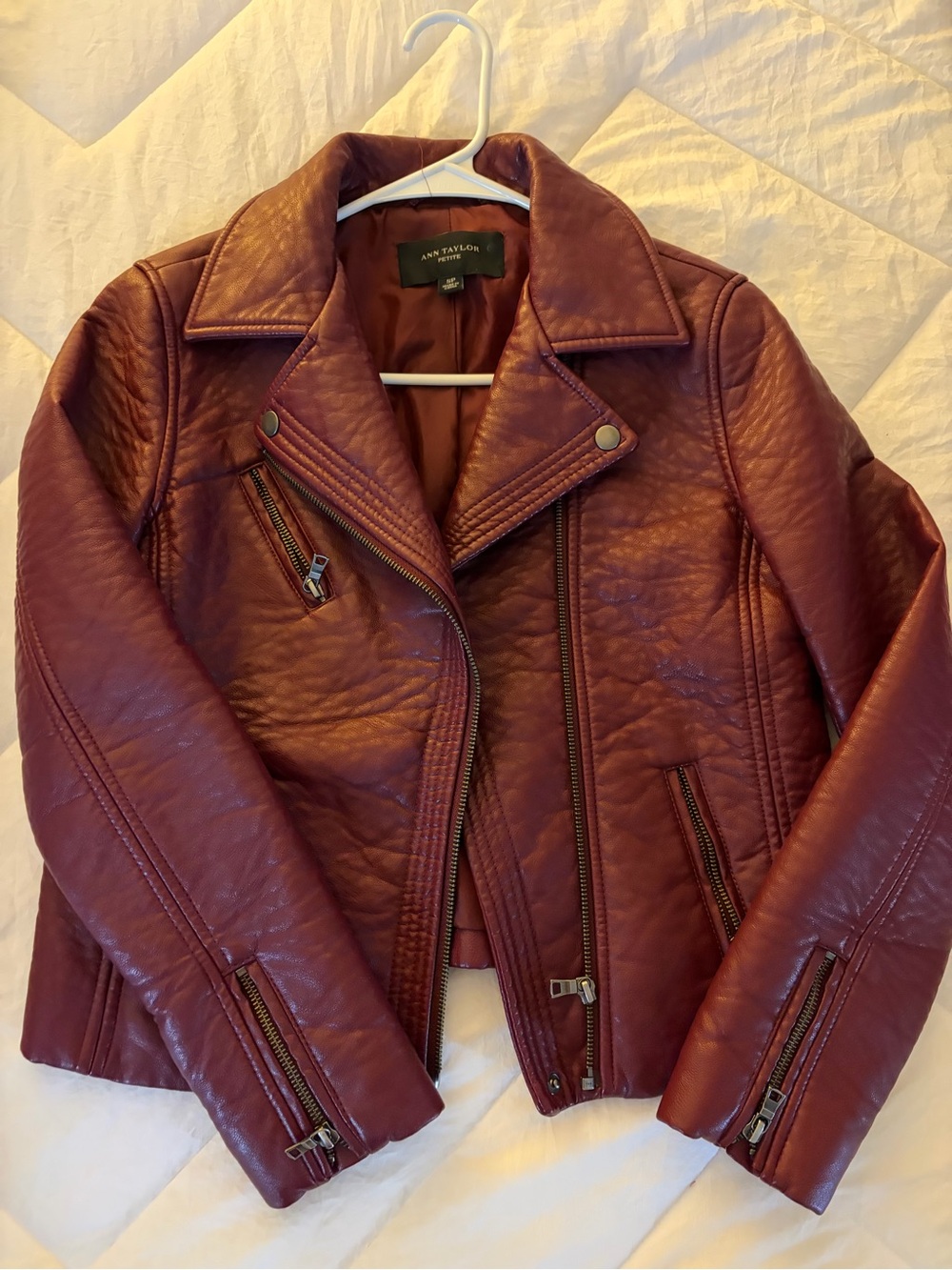 Ann Taylor Faux Leather Jacket